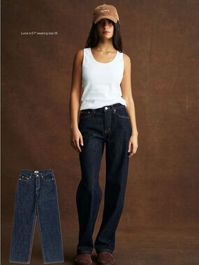 Parke Classic Straight Leg Dark Wash